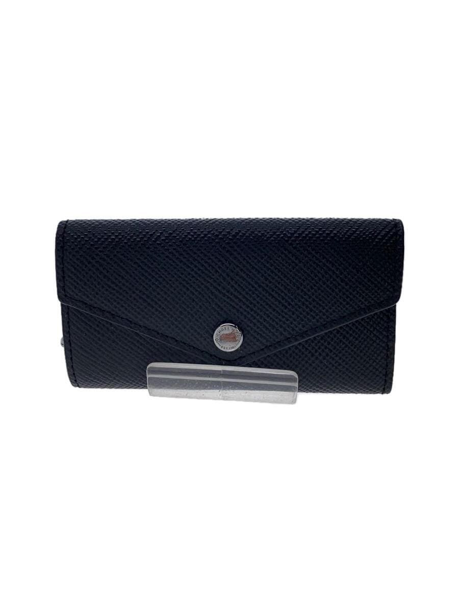 Michael Kors Men's Black Leather Solid Color Key Case 36U9LGFK1L