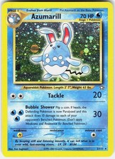 Pokemon Azumarill 2/111 Rare Neo Genesis Pokemon Unlimited Holo Near Mint on eBay