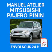 Manuel Atelier Mitsubishi Pajero Pinin 1999-2007 Revue Technique RTA CD PDF