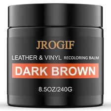 Leather Recoloring Balm, DARK BROWN Leather Repair Kit for Furniture, Leather...