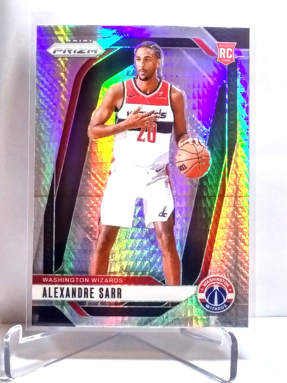 2024-25 Panini Prizm - Alexandre Sarr RC Rookie HYPER SILVER PRIZM #264 MINT NBA