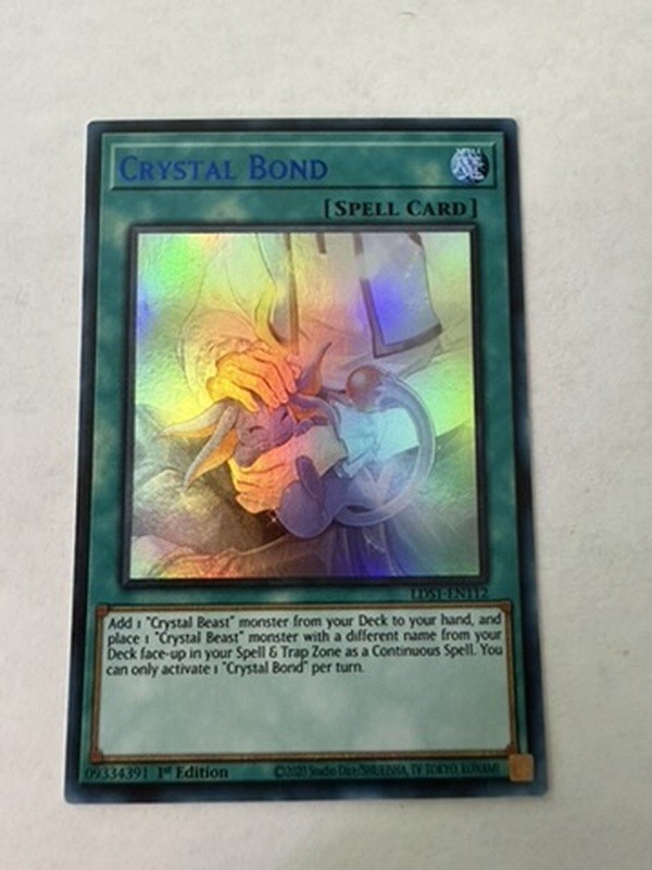 Yugioh - Crystal Bond - Ultra (Blue) - 1st - LDS1-EN112 - NM