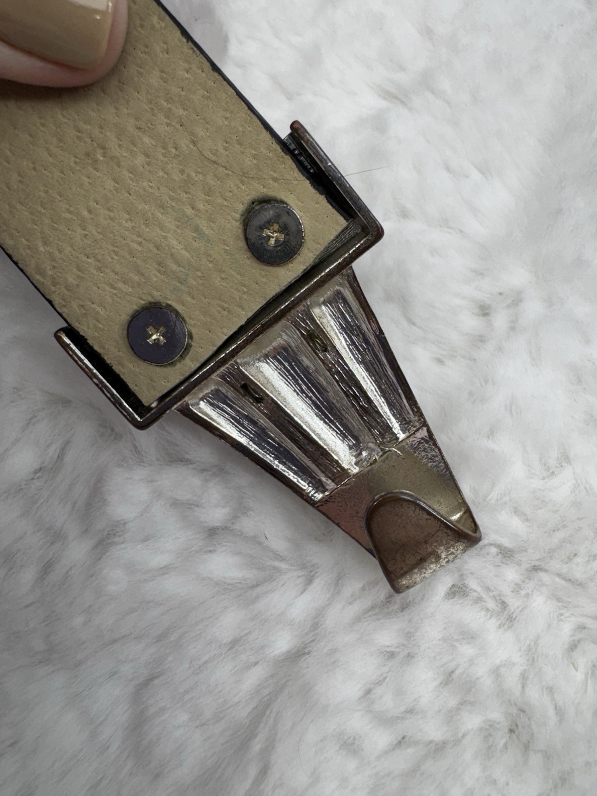 Chico’s Black Leather Adjustable Interlock Buckle… - image 6