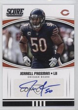 2018 Score Signatures Jerrell Freeman #3 Auto 0c2