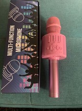 Wireless Bluetooth Karaoke Microphone Speaker Handheld KTV Player Mic Party NEW