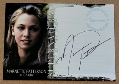 Inkworks Supernatural Season 1 A6 Marnette Patterson Autograph