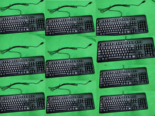 Lot of 10 - New HP 672647-003 KU-1156 Wired Standard USB Desktop Keyboard