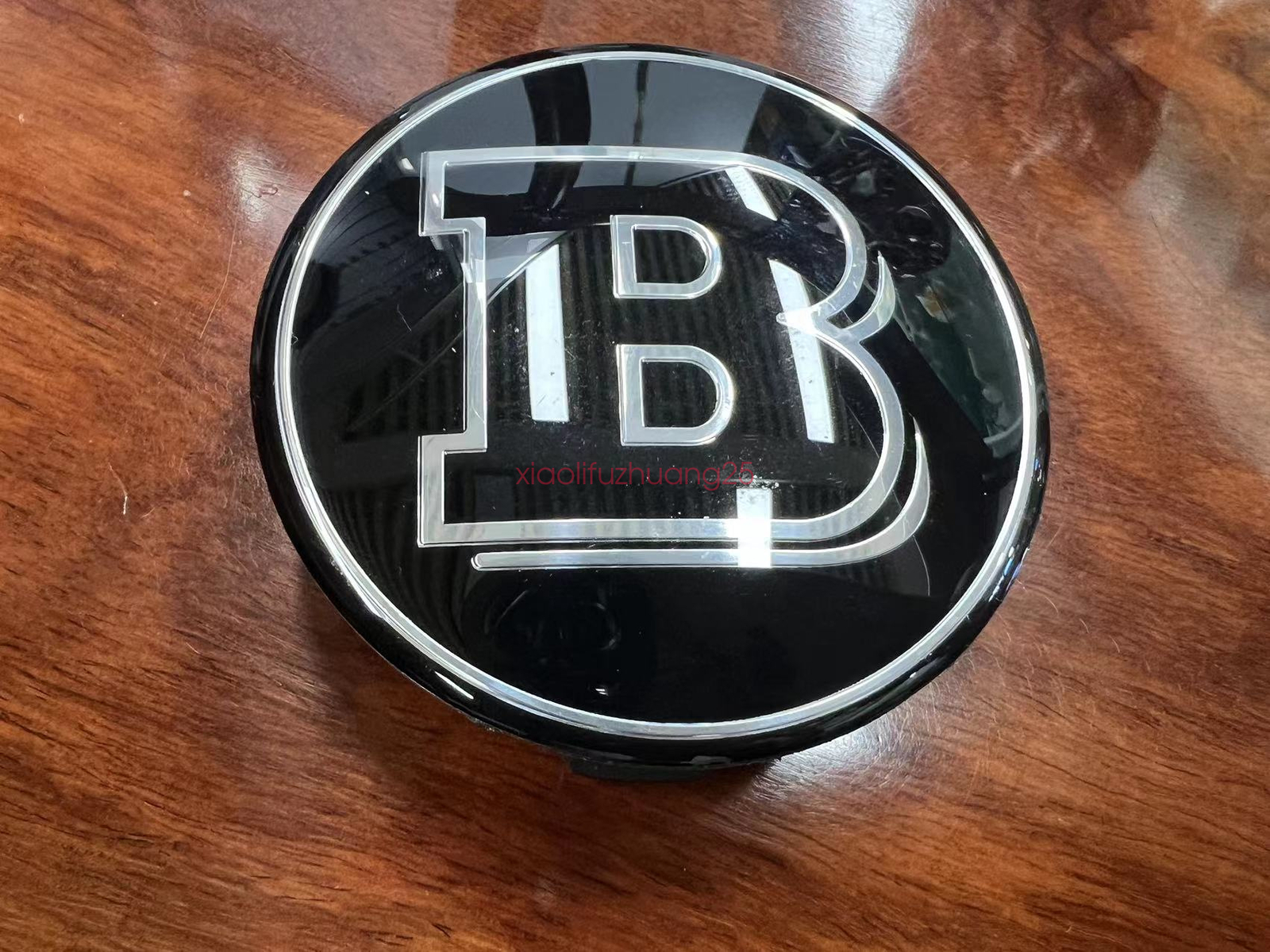 For Mercedes Centre Caps 75mm Brabus Emblems Logo Alloy Wheel Badges Gloss Black