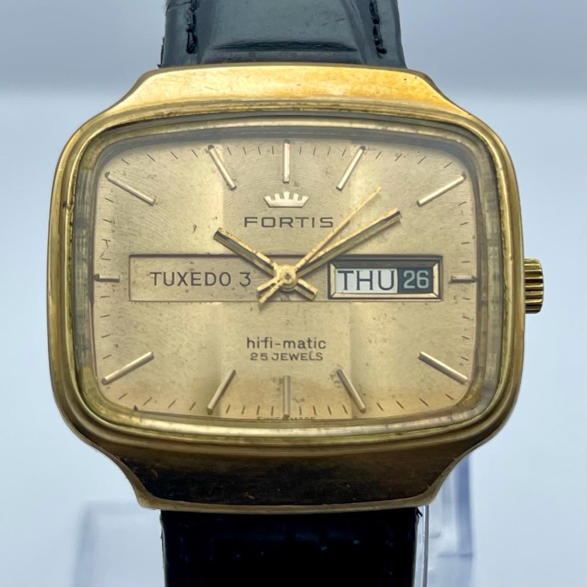 Fortis Tuxedo 3 HiFi-Matic 250.33 Vintage Manual Swiss Watch | eBay