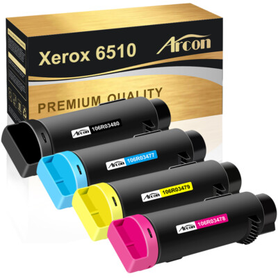 4 Pack for Xerox Workcentre 6515 Phaser 6510 Toner Cartridge