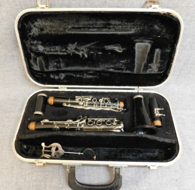 BUNDY RESONITE SELMER SOPRANO Bb CLARINET SELMER GOLDENTONE MOUTHPIECE+HARDCASE 