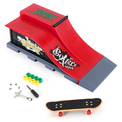 Skate Park Ramp Kit Tech Deck Fingerboard Finger Board Ultimate Park Toys Mini