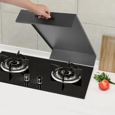 Stove Top Cover Noodle Board Stove Covers with A Handle Range Burner Cover Grey