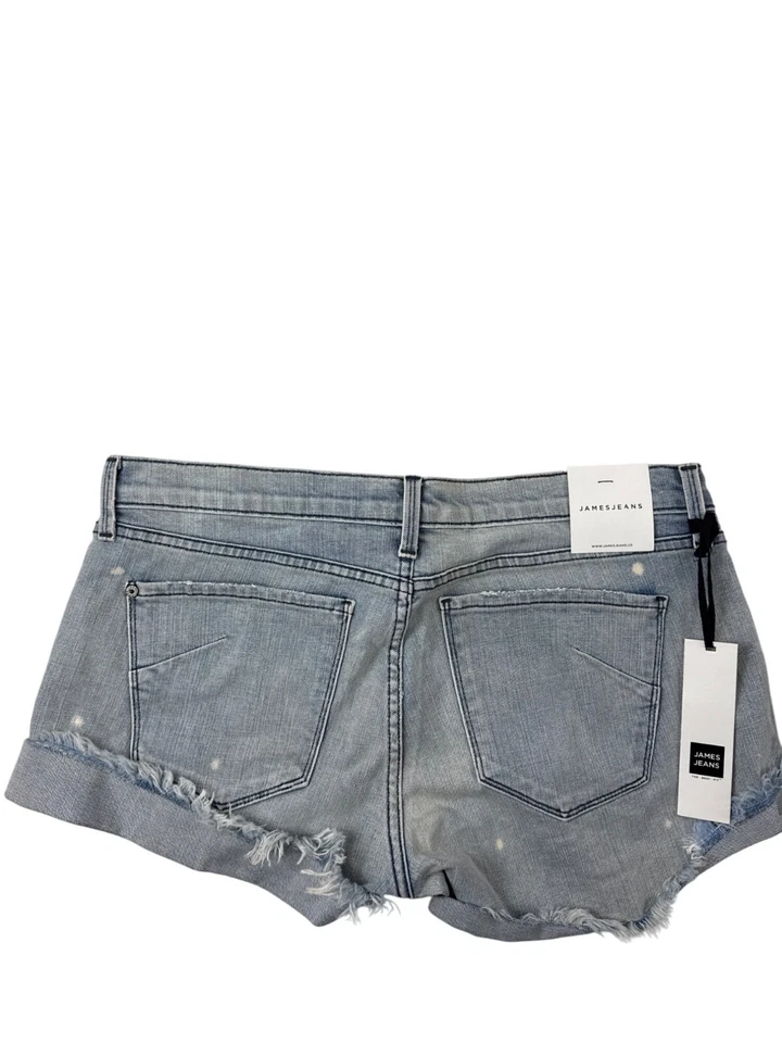 NUEVO Pantalones Cortos James Jeans Para Mujer Charlie Sueltos Novio Denim Jean Dobladillo Enrollado 29 Foto 4 de 4