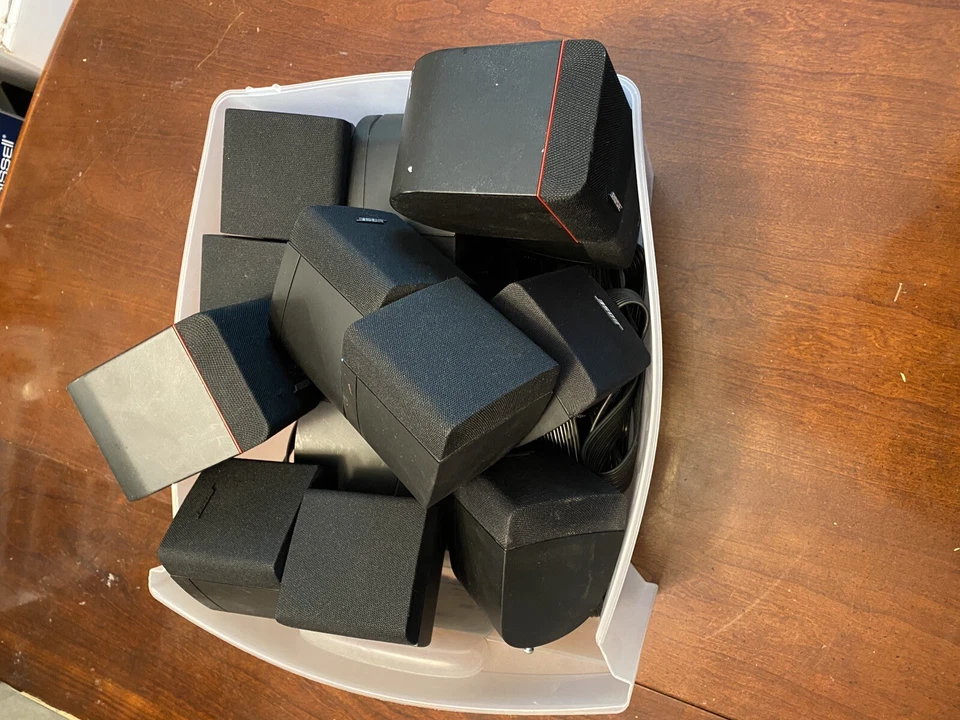 Altavoz Bose Cube Lifestyle Acoustimass Negro Probado Funcionamiento OEM ¡LEER FOTOS ZEE!! Foto 2 de 3