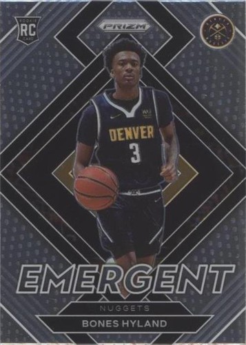 2021-22 Select Bones Hyland Rookie Revolution Blue Prizm RC #19