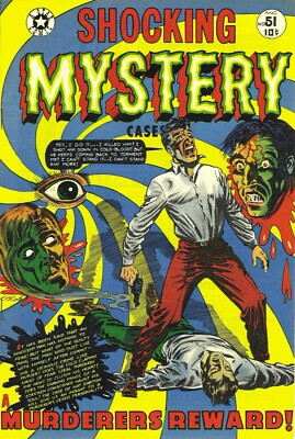 Shocking Mystery Cases 51 Comic Book Cover Art Giclee Reproduction on