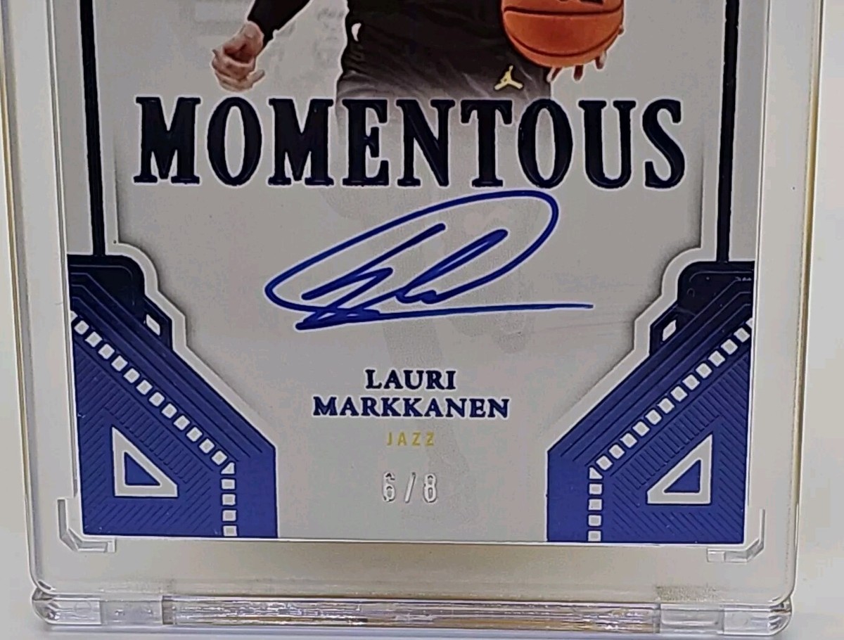 Lauri Markkanen RC auto panini マルカネン 2022 PANINI FLAWLESS LAURI MARKKANEN MOMENTOUS AUTOGRAPH