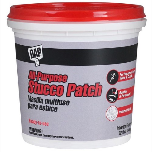 DAP 10504 Stucco Patch, Gray, 1 qt Tub - Picture 1 of 6