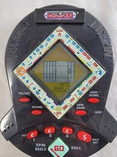 1999 Hasbro Monopoly Jackpot Handheld Electronic Slot Machine Game Tested Works