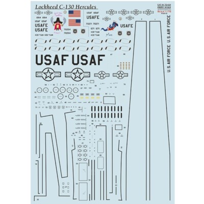 Lockheed C-130 Hercules. Part 2 Print Scale 72-424 Decal for airplane 1:72