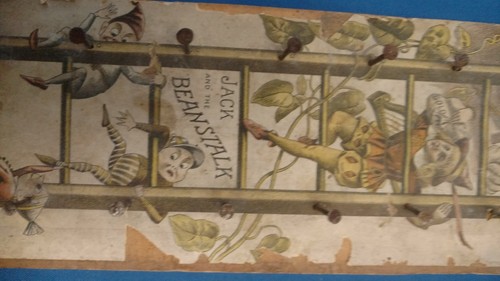 Antique Vintage Bliss Wooden LADDER MOTHER GOOSE JACK AND JILL BROWNIES TOY - Picture 6 of 7