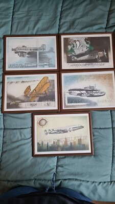 Georg Stelzner 5-teilige Lithographie Super constellation
