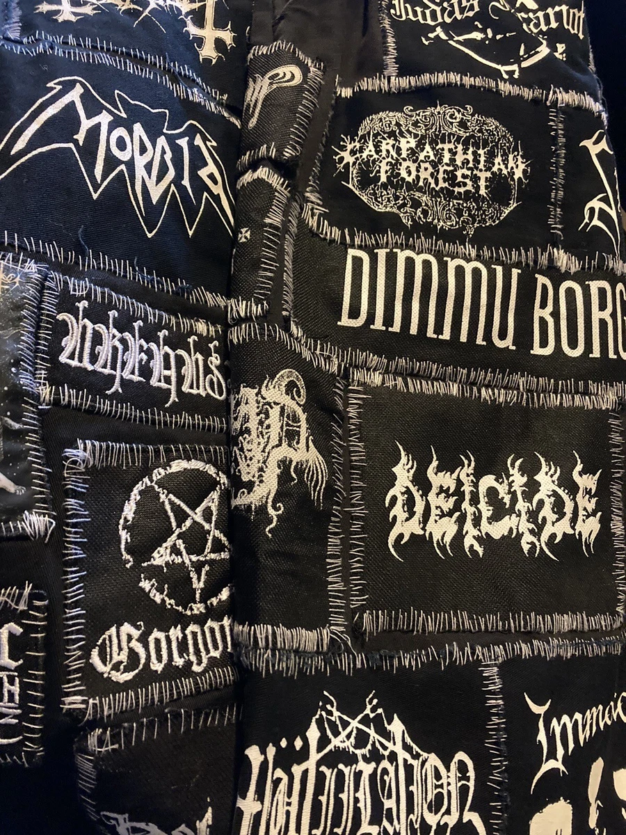 Lot Black Metal Patches X20 crust punk, death metal, dsbm, goth,