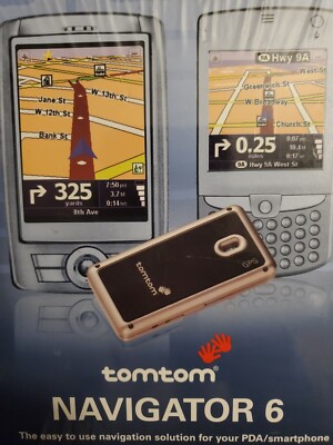 New Tomtom Navigator 6 GPS Receiver for PDA & Smartphone FACTORY SEALED