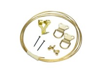 Picture Hanging Kit Heavy Duty Hook Wire D Rings Screws Nails Canvas Hanger
