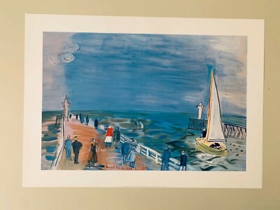 RAOUL DUFY,'PROMENADE,1935' RARE AUTHENTIC 1995 ART PRINT | eBay