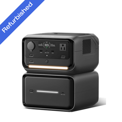 #ad #ad EcoFlow 858Wh River 3 Plus Portable Power Station with EB600 Extra Battery $299.00