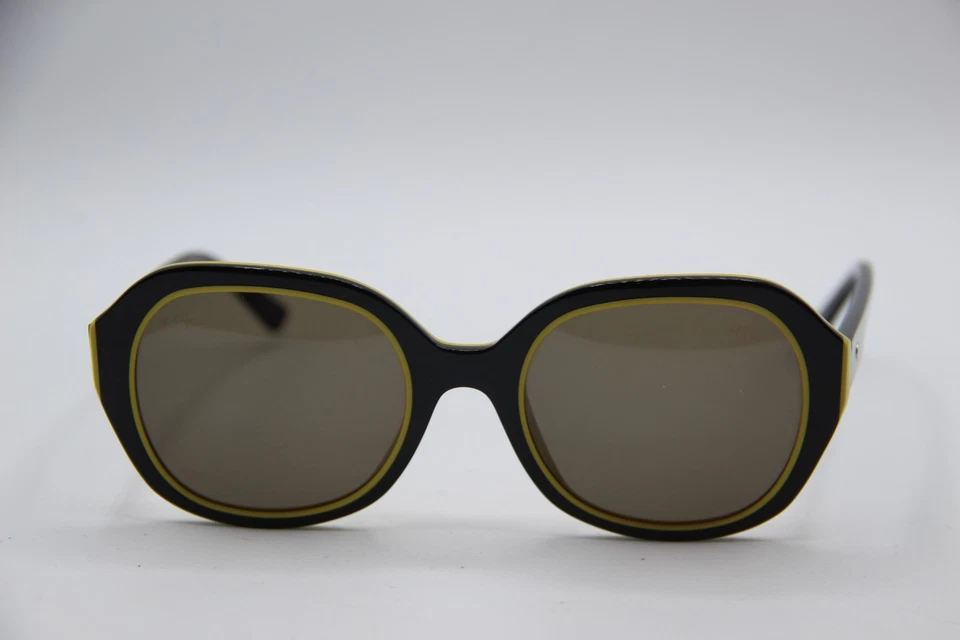 NUEVO FACE A FACE HOOLA 2 COL.1140 NEGRO AMARILLO AUTÉNTICO DISEÑADOR GAFAS DE SOL 52-20 Foto 2 de 4