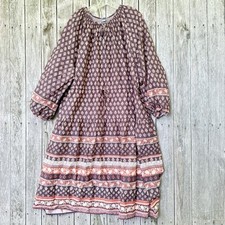 Old Navy Boho Peasant Dress Floral Women’s 2X Cottage 