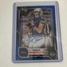 Kirk Francis 2025 Bowman Chrome University 1st Blue Auto #/150 Tulsa #BCA-KFR
