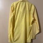 Vintage Dickson-Jenkins Mens Yellow Pearl Snap Western Shirt Long Sleeve 16/33 — photo 3
