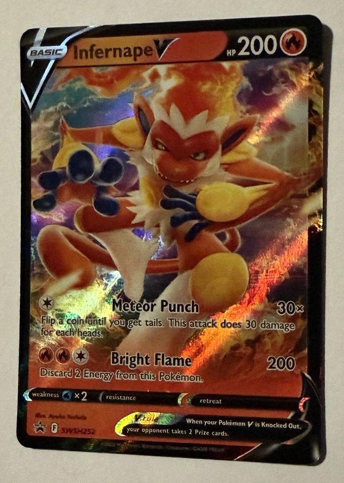 Infernape V SWS252 Jumbo Cards Holo - Image 2 of 3