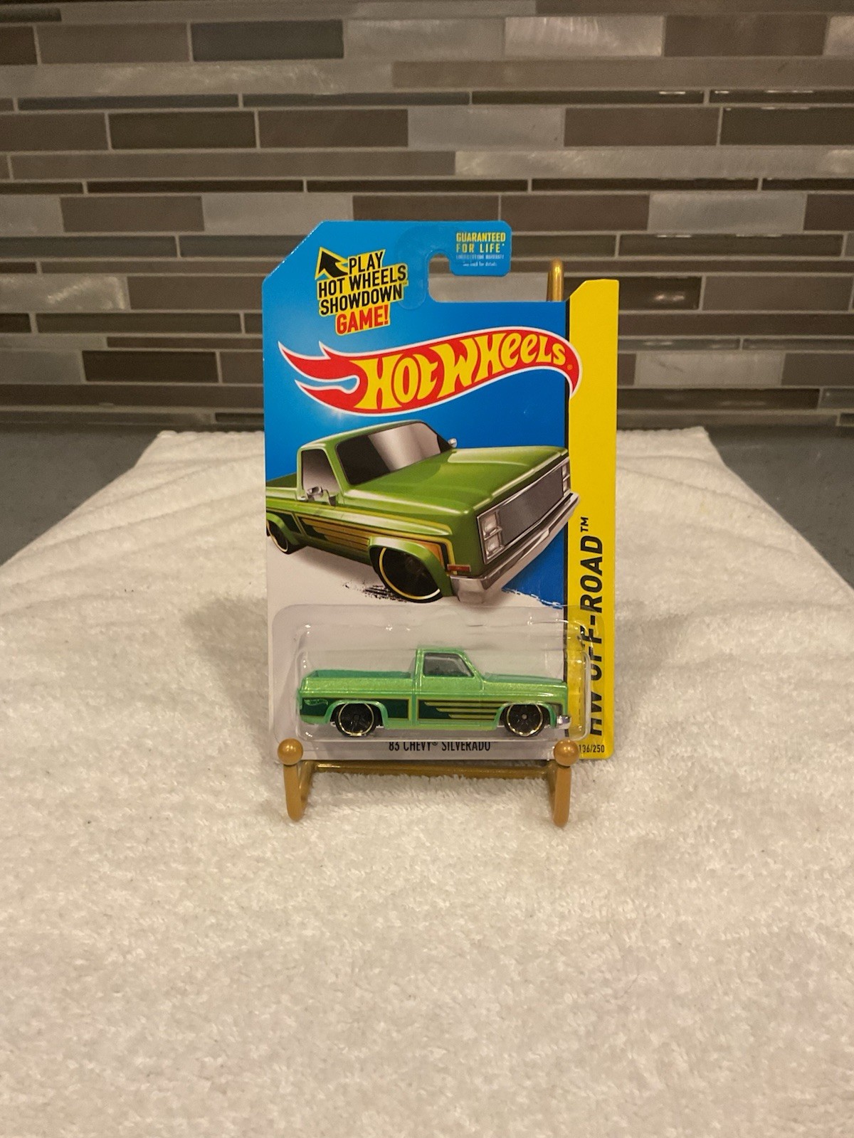 2014 Hot Wheels '83 CHEVY SILVERADO HW OFF-ROAD Green Kmart Exclusive