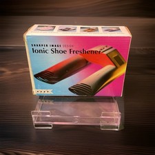 Shoe Fresh Sharper Image Ionic Freshener Deodorizer Battery Operated SI635