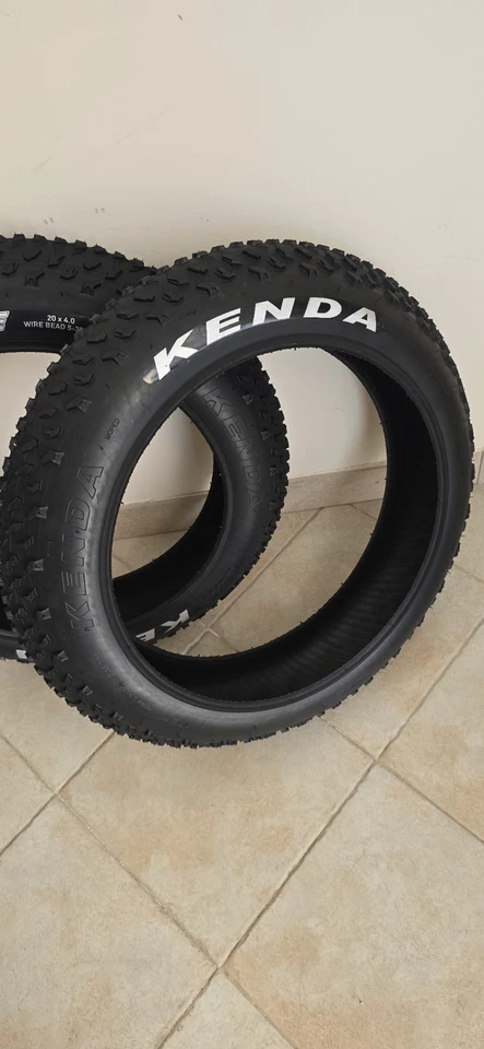 2) 🇮Copertoni Fat Bike 20x4.0'' KENDA KRUSADE ANTIFORATURA Rigido TACCHETTATO - Image 2 of 4