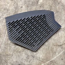 Mercedes W123 Front Right Dash Speaker Cover Grille 1236802807 1236803007 Blue