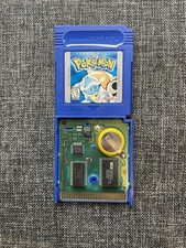 Pokemon Blue Version (Game Boy, 1998) ⭐️Game Board Excellent Tested Saves