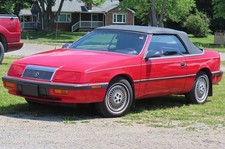 Robbins 1987-95 Chrysler Lebaron Convertible Top Black 5404 Ss Bkg Top With Pads