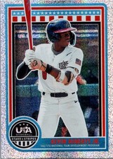 2025 Panini Stars & Stripes USA Baseball #143 Kevin Roberts Jr. Speckle