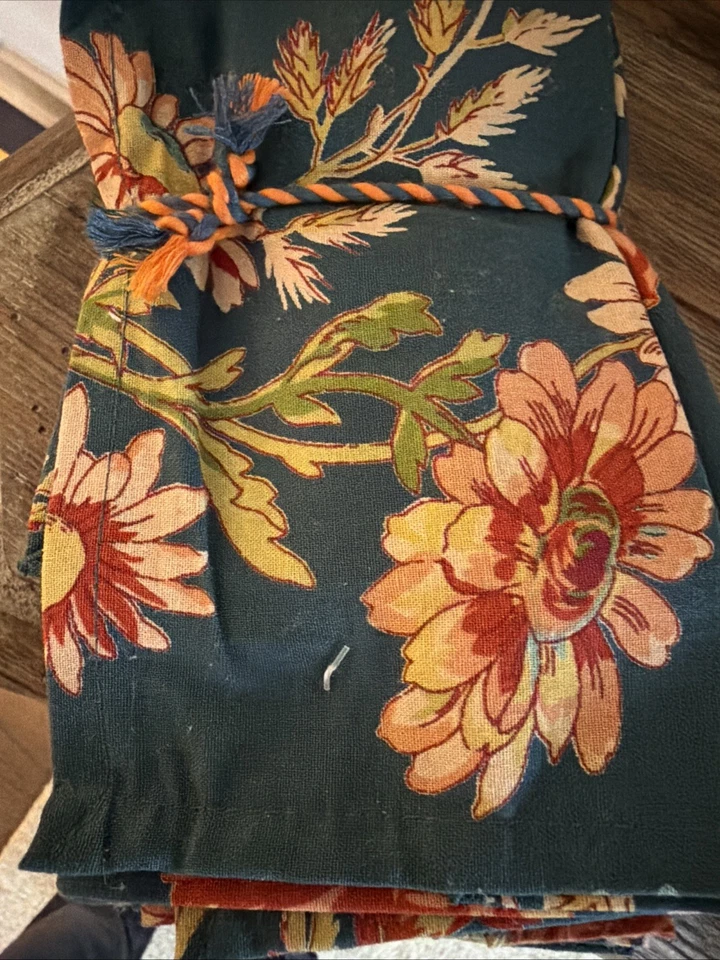 Juego de 10 servilletas April Cornell Wildflowers algodón edición aniversario 16x16 nuevo con etiquetas Foto 4 de 4