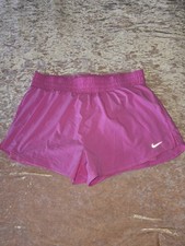 NIKE DRI FIT WOMEN'S SHORTS HOT PINK - Size XL