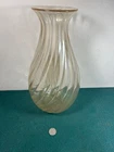 STUNNING VINTAGE MURANO GOLD FLAKE GLASS 13 "  VASE BY ARCHIMEDE SEGUSO