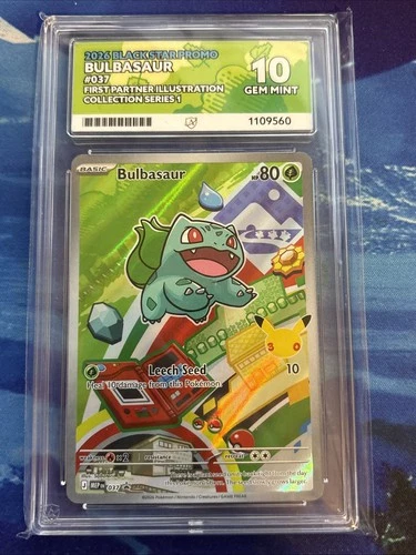 Pokémon TCG Bulbasaur MEP Ace 10 First Partner Illustration