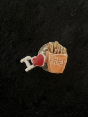 I Love Fries   Pin Lapel Brooch Heart