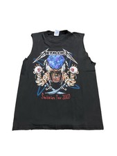 Metallica Summer Sanitarium Tour 2003 Shirt Medium Vintage Band Tee w/ dates